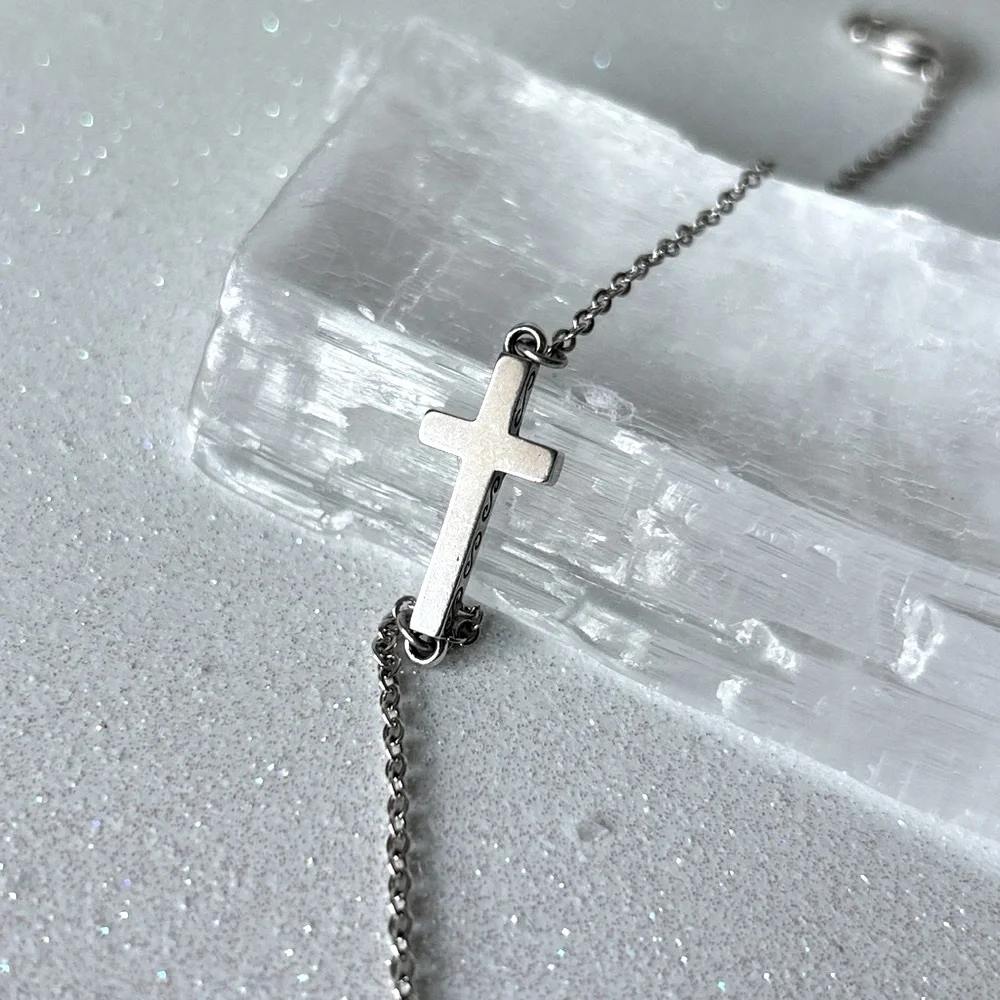 Brighton Inner Shine Cross Anklet NWOT - Picture 4 of 14
